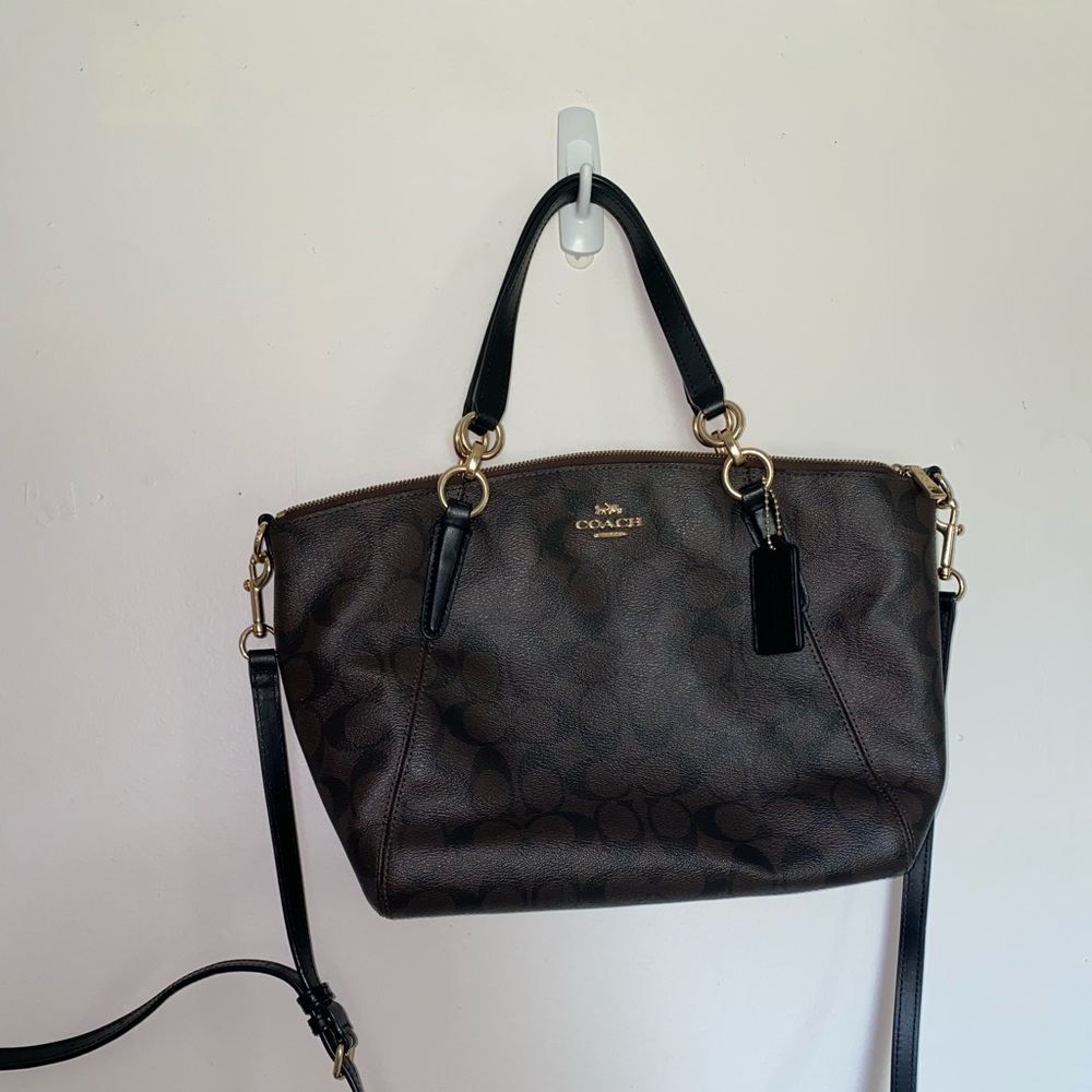 Coach bag, small wallet and id holder.